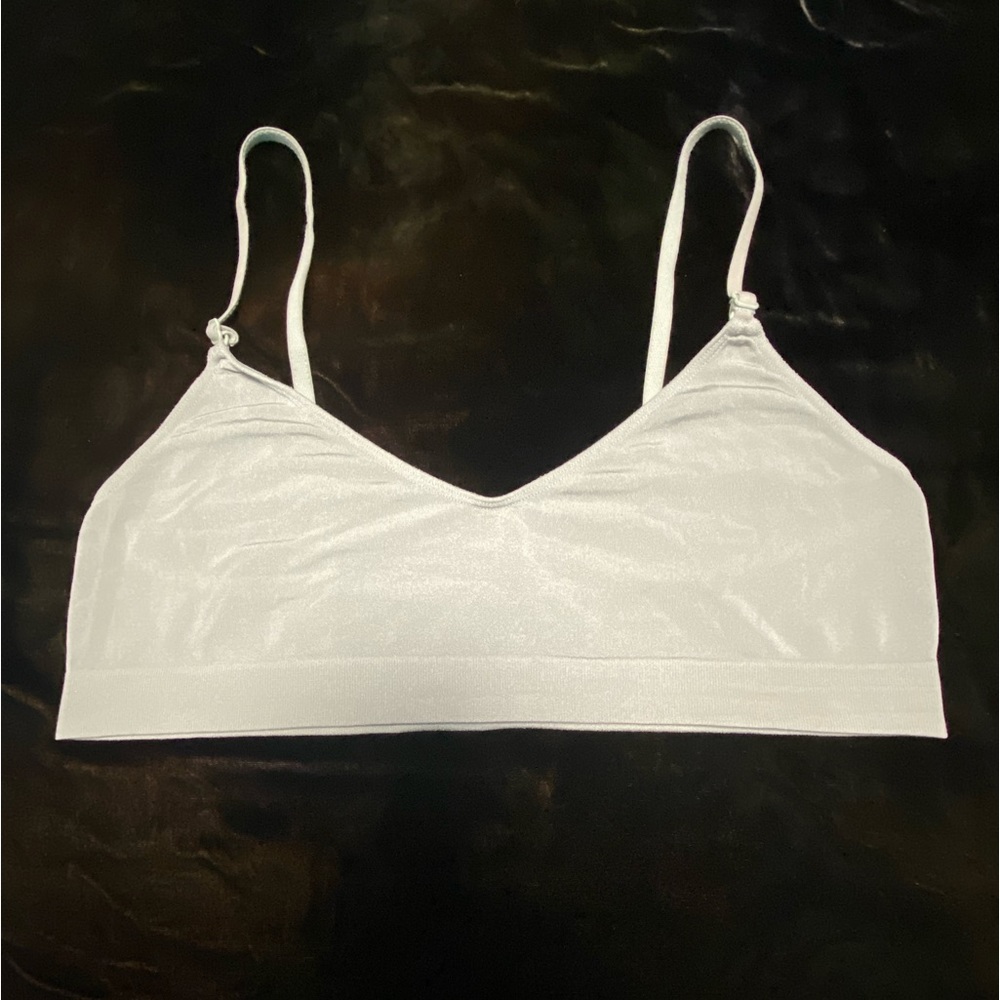 Pale light blue/aqua lightweight bralette 🧊💎🩵